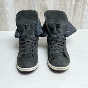Women's Black High-Top Sneakers